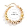 Elegant Large Pearl Necklace Set Exaggeration Neck Jewelry Big Ball Beads Chain Choker  Wedding