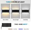 Aluminium LED Wall Lamp Outdoor Waterproof Outdoor/indoor Wall Light Up Down Light for Bedroom Living Room Stairs Lighting