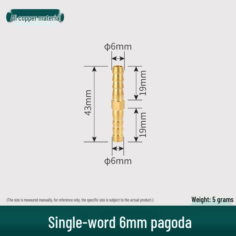 

Green Head Brass Multi-Connector: T-Piece, Y-Piece, L-Piece, 4-Way Herringbone Adapter for Water, Oil, and Gas Pipes