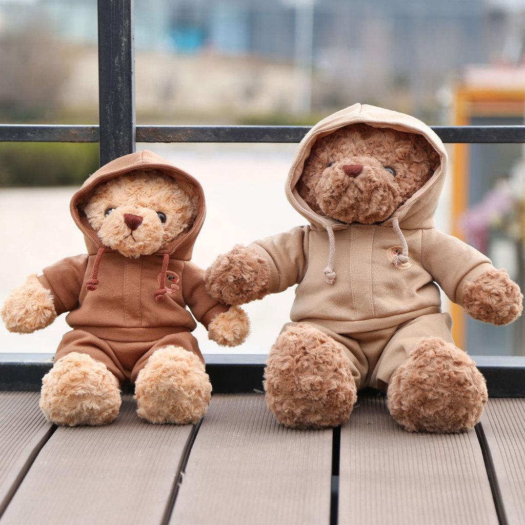 Teddy Bear Plush Toy Cute Sports Bear Sleep Pillow Gift For Girls