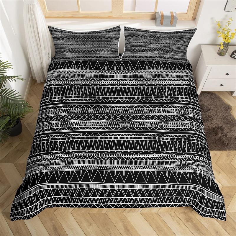 

Bohemian Floral Duvet Cover Paisley Mandala Comforter Cover Microfiber Geometry Aztec Mexican Style Bedding Set Twin Queen Size Tool EU single(135x200cm)