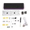 ESP8266 IoT Colorful WiFi Clock Kit Intelligent Electronic Clock DIY Welding Practice Parts Set Automatic Time