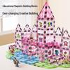 Children's Magnetic Stained Glass Building Blocks - DIY Educational Toy