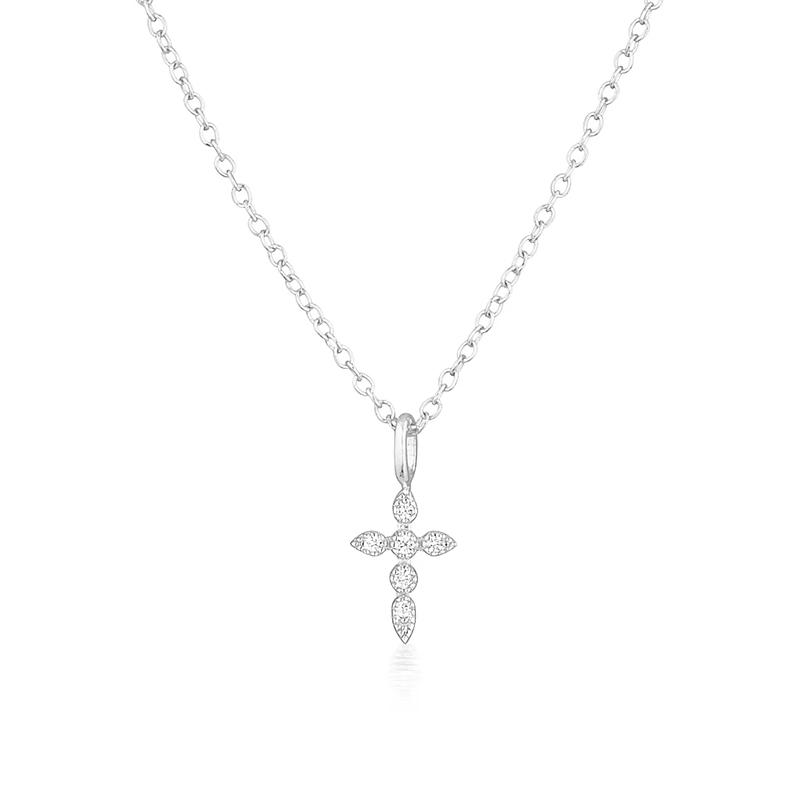 Aide 925 Silver Elegant Y Shape Necklace For Women Temperament Long Chain Tassel Water Drop CZ Zircon Pendant Necklace 45cm