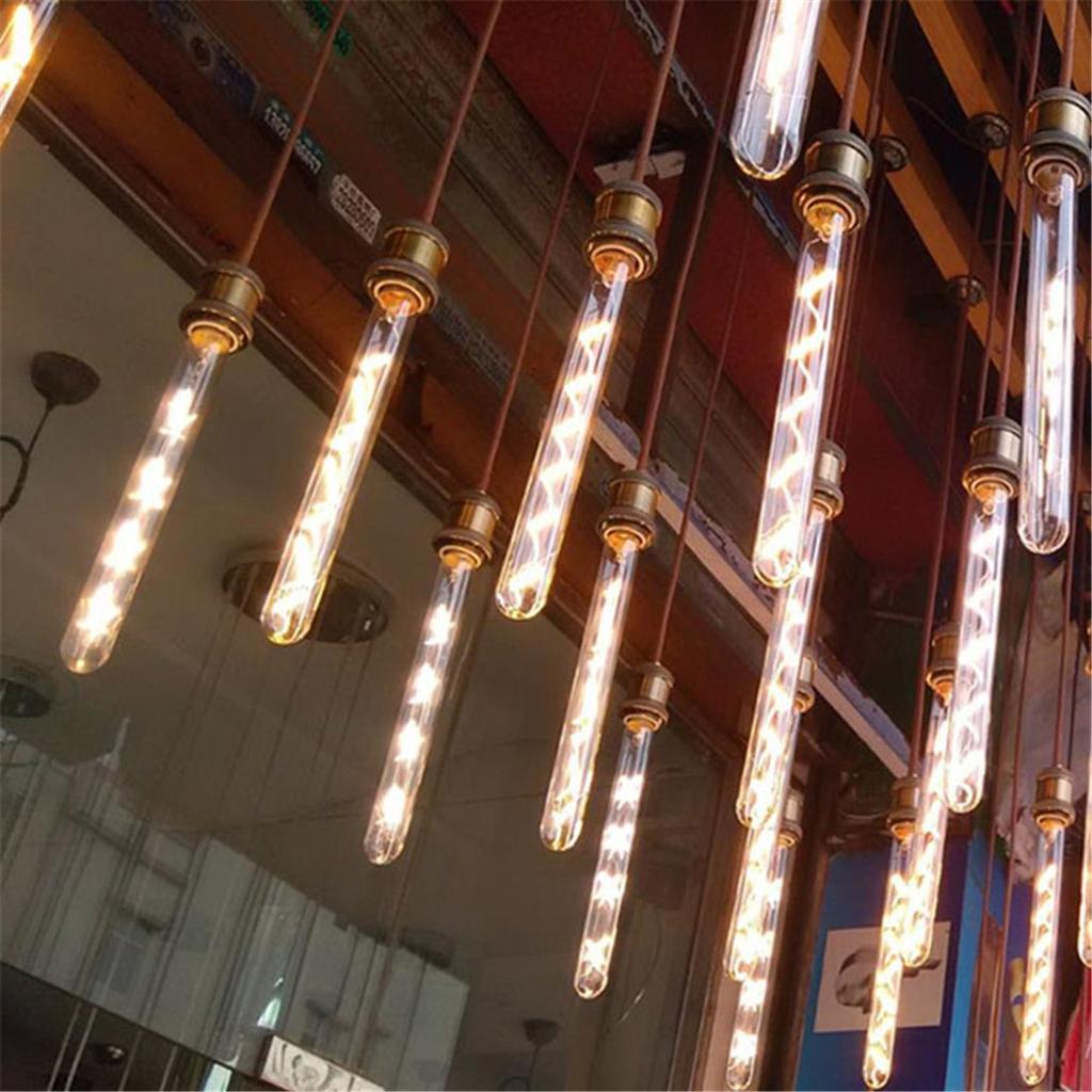 Vintage 2700K  LED Tubular Bulb 5W 6W 8W T300 Long Tube Edison Led Filament Bulb for Replacement Incandescent Decor Lamp