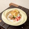 Light Luxury Solid Color Ceramic Plate High End Restaurant Pasta Plates Household Afternoon Tea Cake Dessert Plate Tableware