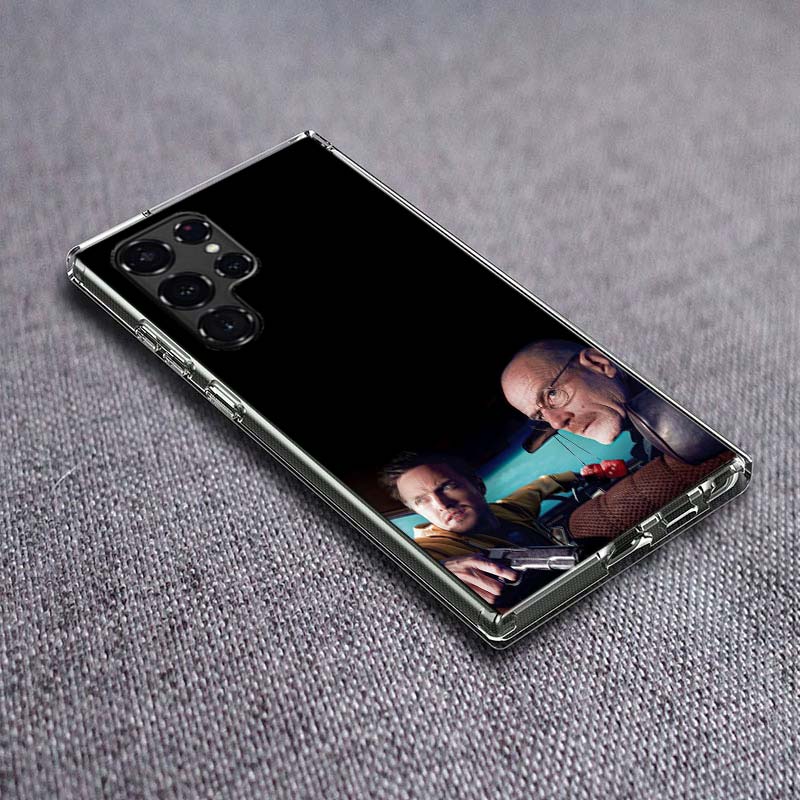 

Breaking Bad Phone Case For Samsung Galaxy S24 S23 S21 S20 FE S22 S26 Ultra S25 Edge S10 Plus Cover Clear TPU Capa Shell Coque S Samsung S24 FE