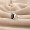 Black Onyx Gemstone 925 Sterling Silver Handcrafted Jewelry Designer Women's Ring For Anniversary Gift RR-80-21