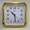 Classic 9-inch Square Wall Clock with Seconds Hand – Energy-efficient Quartz for Living Room