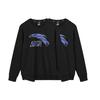 Anta Round Neck Pullover Printed Long-Sleeve Sweatshirt Men Tops Black Purple 952138737-9