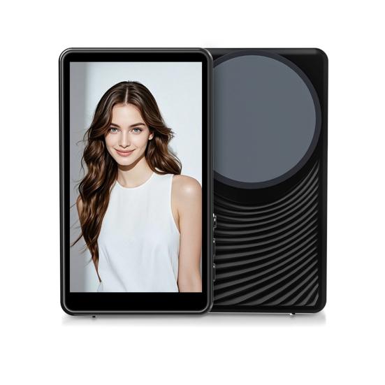 Vlog Selfie Monitor Screen for Phone Hands-Free Recording Adjustable Angles Wireless Selfie Videos Projector Live Sharing Rear Camera
