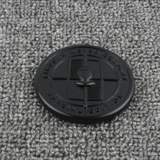 Голова автомобиля, капот, рыцарь, специальный выпуск, значок, эмблема, наклейка, подходит для Lincoln MKZ MKX Navigator Aviator Nautilus чёрный