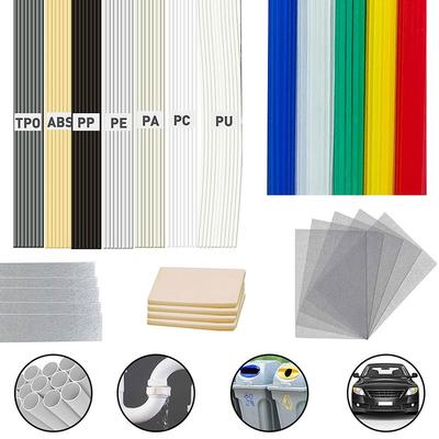 120pcs/set Plastic Welding Rods ABS PP PU PE PA PC TPO Plastic Welder Rods
