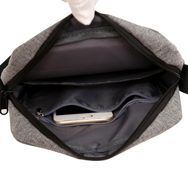 Men'S Casual Shoulder Bag Lightweight Nylon Shoulder Waterproof Messenger Bag Outdoor Backpack