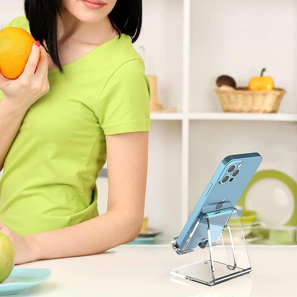 Telefonständer aus Acryl: Desktop-Displayhalter für Büro & Werbung