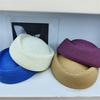 Beret Hat UV Protection Summer Straw Hat Woven Outdoor Visor Hat Lightweight Summer Beach Hat Headwear
