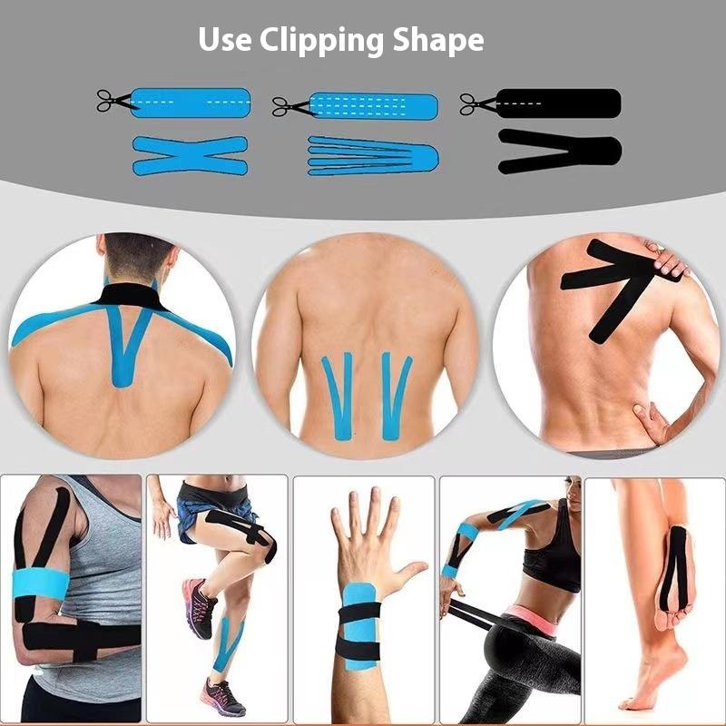 5M Kinesiology Tape Waterproof Facial Lifting Band Medical Finger Ankle Bracelet Sports Straps Gym Boxing Accessories