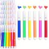 5/10packs Markers 6-color Washable Water Pens for Whiteboard Erasable Coloring Markers Art Painting Tools ZSY