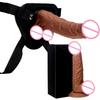 Wearable Strap On Realistic Dildo Anal Butt Plug Pants Suction Cup Sex Toys for Men Women Gay Penis Belt Lesbian Adult Games18+