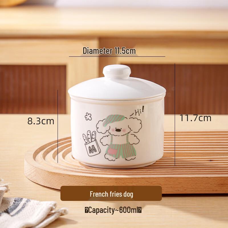 Zhi Shi Ceramic Double Boiler Stew Pot