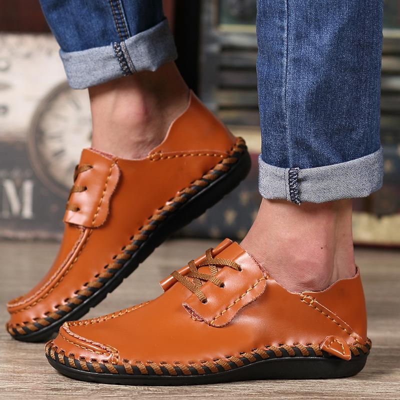 38-50 Men's Large Size Dress Shoes Casual Men's Driving Car Shoes