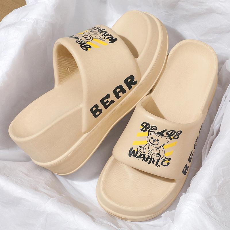 Slippers Female Non-slip Home Soft Bottom Trend Thick Bottom Can Be Worn Outside Sandals Slippers