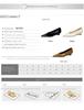 European American banquet women's shoes pointed commuter casual shallow mouth versatile flat-bottomed tapered heel shoes