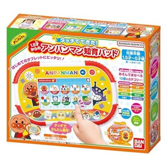 BANDAI Touch Learning Pad Anpanman Suitable Ages 1.5 Years Up Target Age 1 Year 6 Months Older