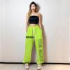 Plus Size Contrasting Colors Hip Hop Loose Sweatpants Women High Waist Loose Casual Harem Pants