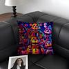 FFive NightsS At Freddys Cushion Cover Natural Linen Organic Fabric DoubleSided Printing Sofa Home Decor Gift Pillow Case