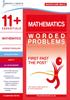 The 11+ Essentials Mathematics: Worded Problems Book 3 Book