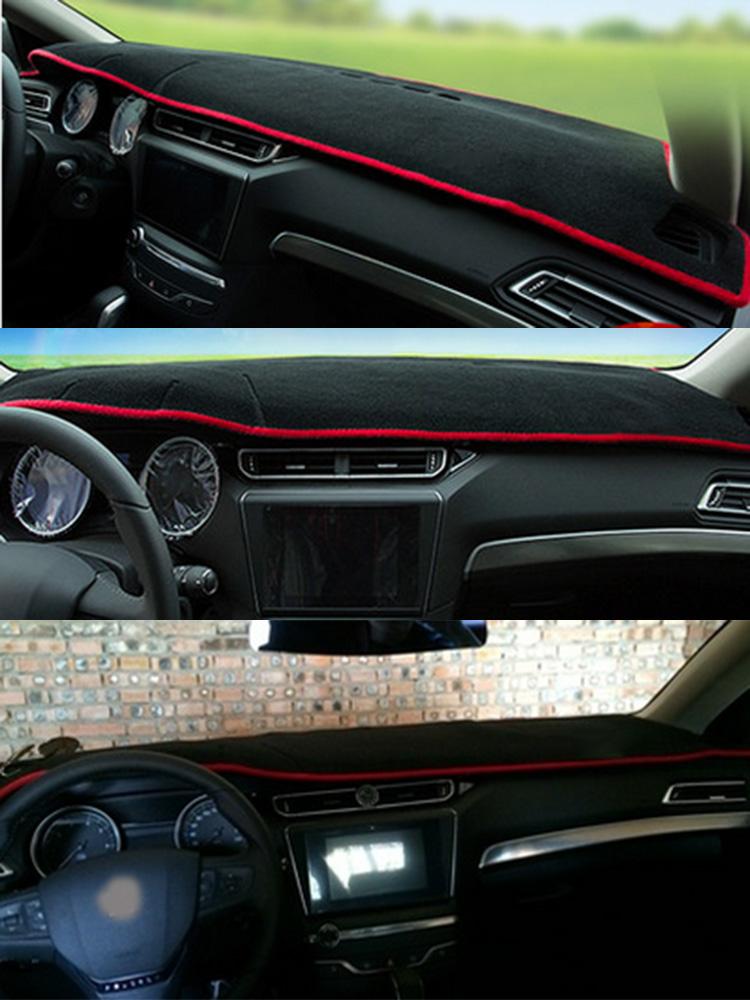 For 2014-2022 Peugeot 408 Dashmat Dashboard Cover Instrument Panel Insulation Sunscreen Protective Pad Ornaments