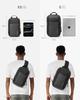 Tomtoc Large Capacity Shoulder EDC Sling Compatible with MacBook Pro M5 MacBook and iPad Pro Bag for Everyday Outdoor and Black Men's Bag, Bag,