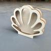 Wooden Seashell Display Box with Acrylic Window Keepsake Organizer for Beach Coastal Home Decor Storage Box Storage Containers