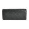 Gucci GG Embossed Black Leather Long Wallet For Unisex Daily Use