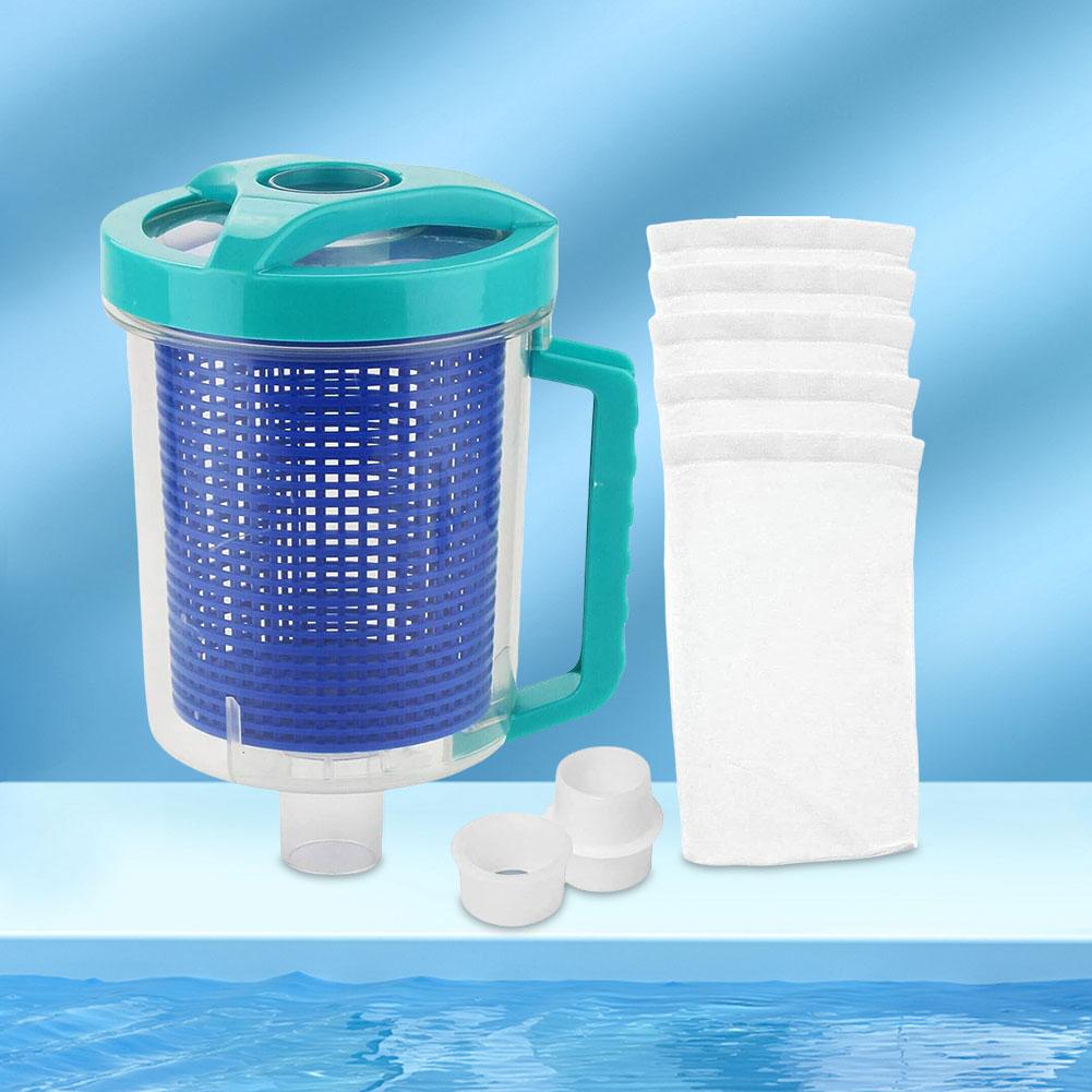 Inline Pool Leaf Canister Leaf Trap with 5 Skimmer Socks Pool Vacuum Filter Pool Leaf Collector for Pool & Spa China Mainland