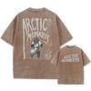 Retro Rock Arctic Monkeys Musikalbum Grafik T-Shirt Herren Vintage Washed Oversized Kurzarm T-Shirt Y2k Hip Hop Streetwear