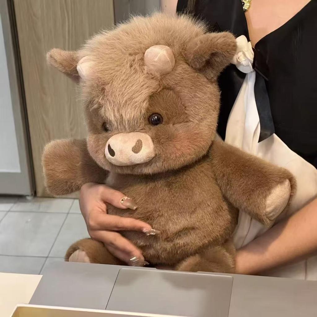 Creative Gift Soft Pig Stuffed Animal Plush Pillow Emotional Support Cute Plush Toy 17.7inch Stuffed Animals Plush