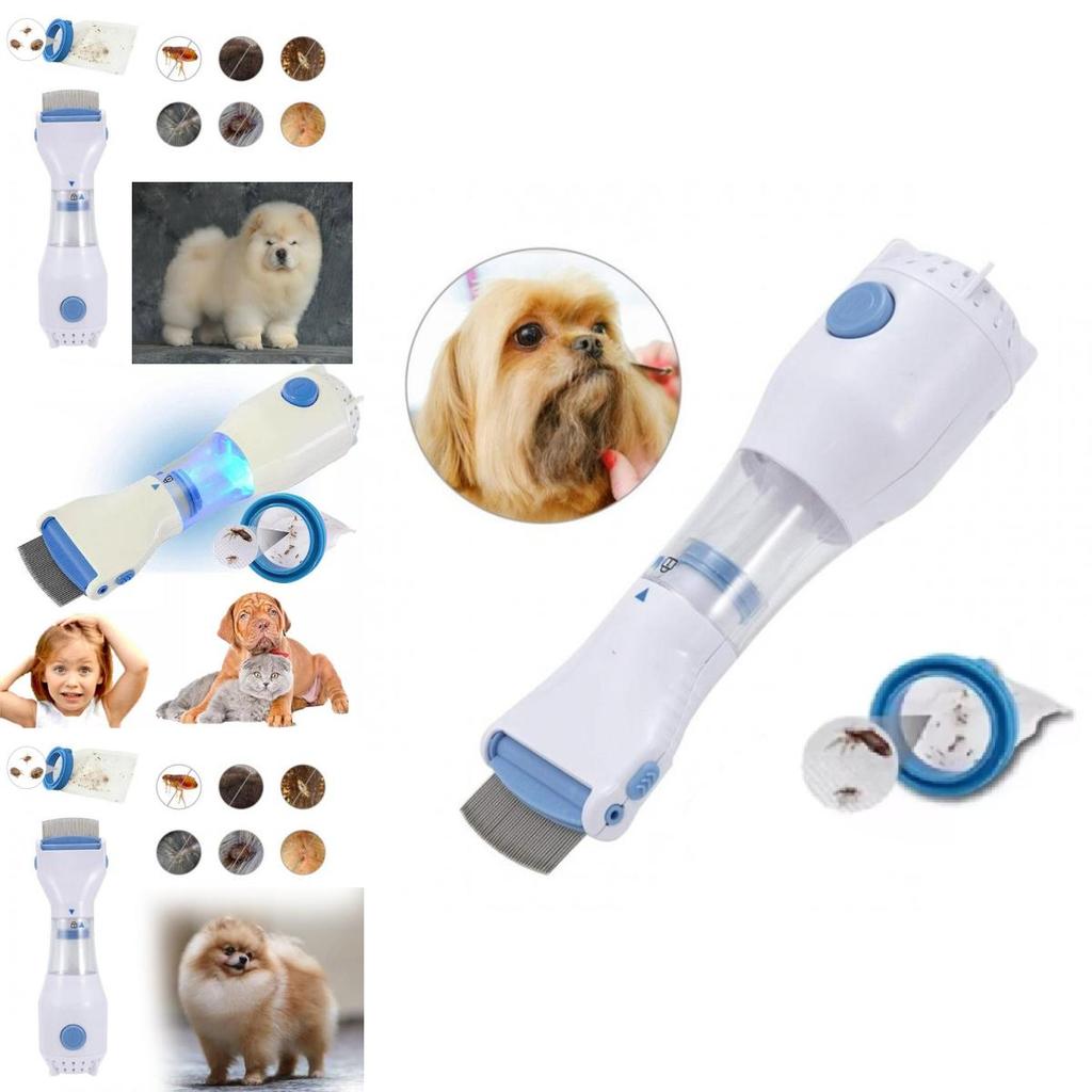 Premium Electric Flea And Lice Removal Comb For Dogs And Pets With Durable Abs And Stainless Steel