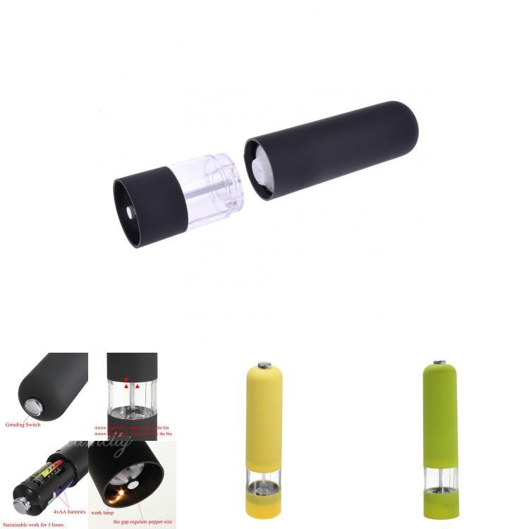 Elektrisk pepparkvarn Köksprylset med automatisk malning för hemmakockar