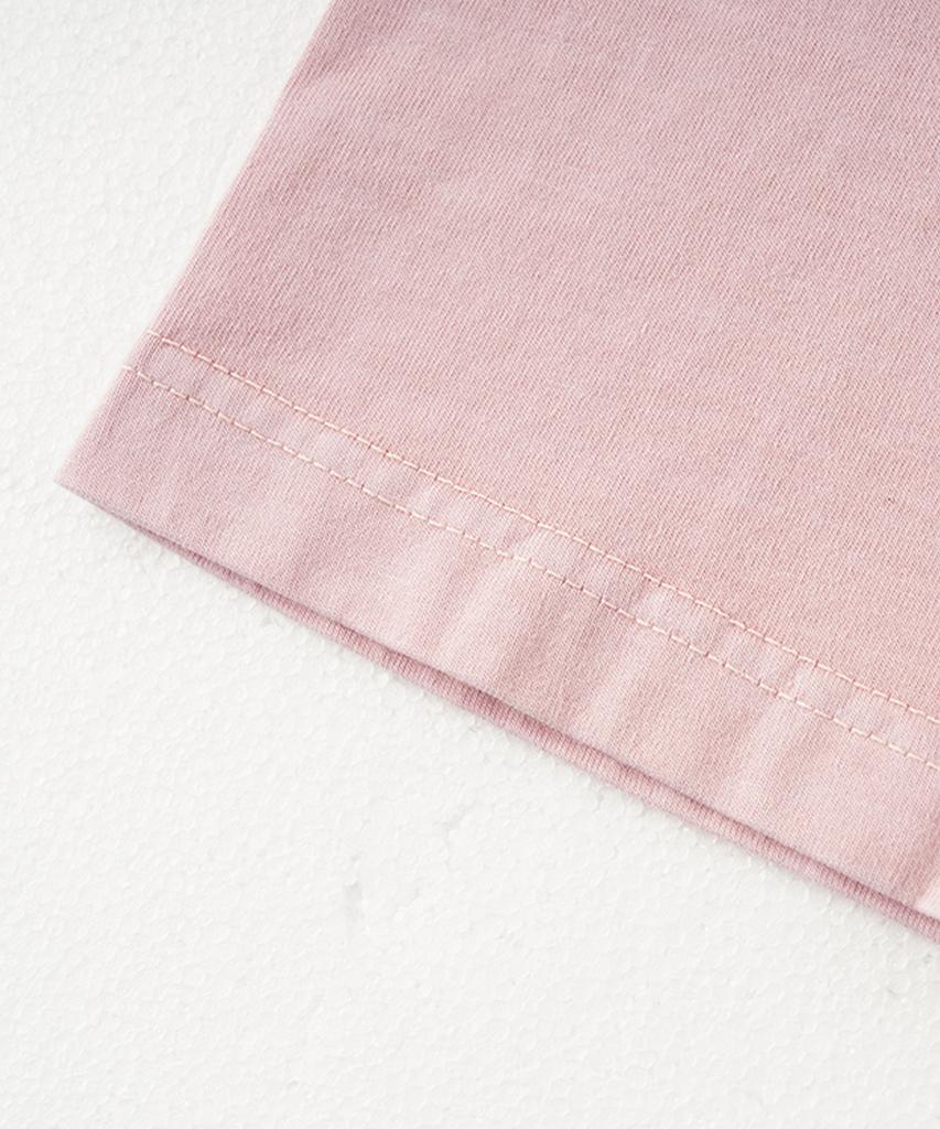 Descheuis Everyday Pigment Crop Short Sleeve Tee (W) Pink