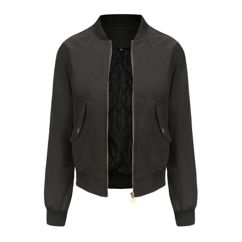 2 bomber jacket women's baseball jacket spring and autumn flight suit long-sleeved cotton jacket women