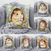 Niedliche Tier-Kissenhülle Hamster Vogel Bär Kissen Dekoration Sofa Wohnzimmer Dekoration