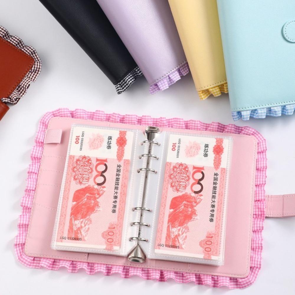 Soft PU 100 Envelopes Money Saving Challenge Lace Savings Challenges Sheets  Gift