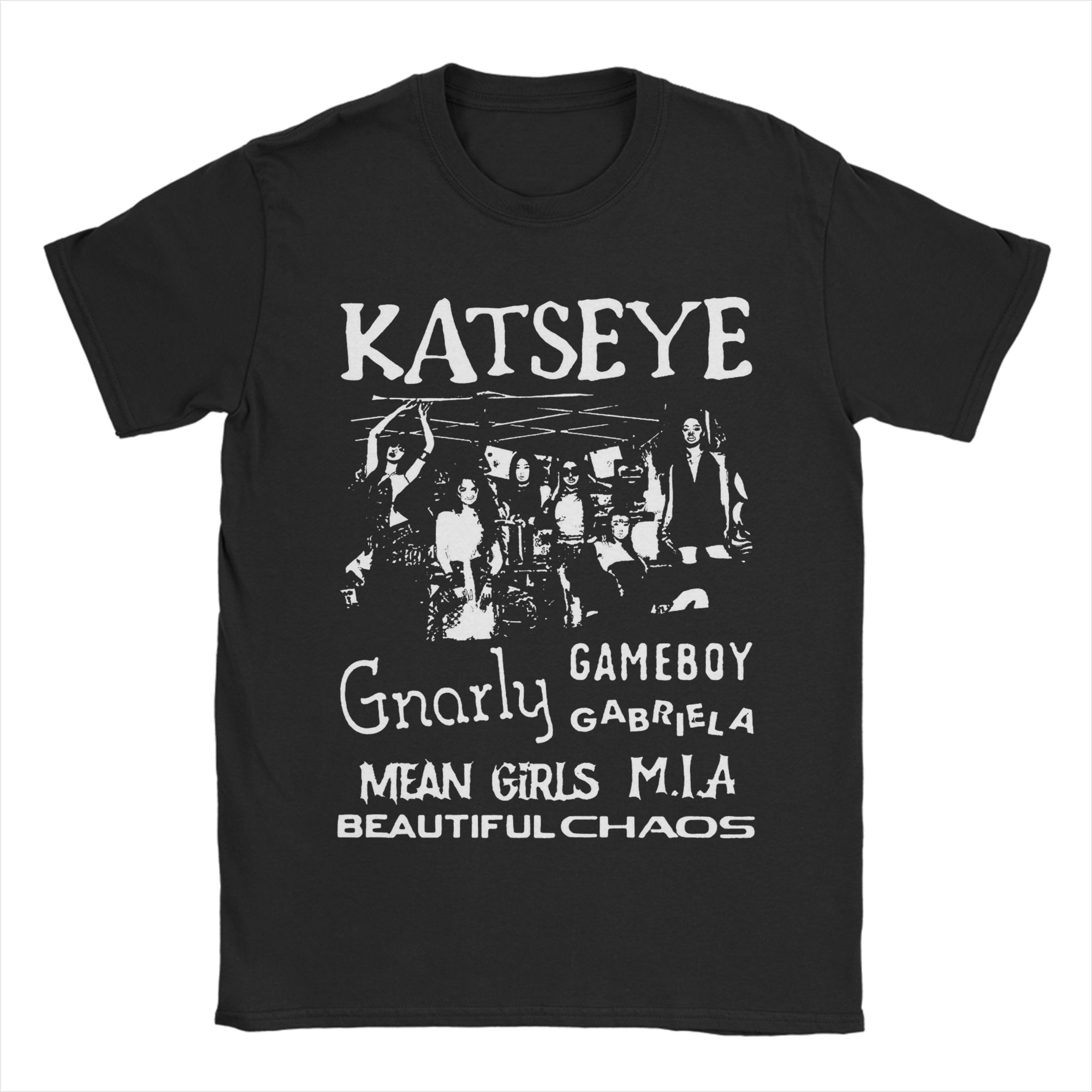 

Katseye Kpop T Shirt for Men 100% Cotton Funny T-Shirts O Neck Tees Short Sleeve Clothing Summer M