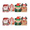 Christmas Candy Box Creative Muffin Box Square Portable Box Gift Box Christmas Hand Carry Cake Pastry Box