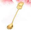 Luck Cat Coffee Stirring Spoon 304 Stainless Steel Colorful Creative Dessert Spoon For Tea Cappuccino Espresso Sugar