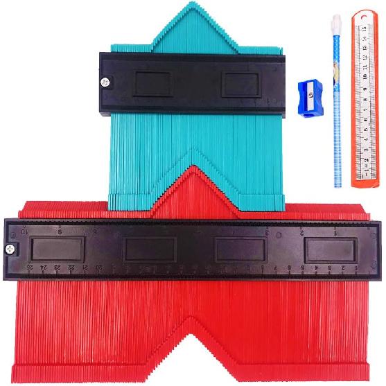 Relitec Contour Gauge Duplicators, Simple Shape Contour Gauge Duplication, Instant Template For Curved and Odd Shapes, Easy Master Outline Gauge Tool