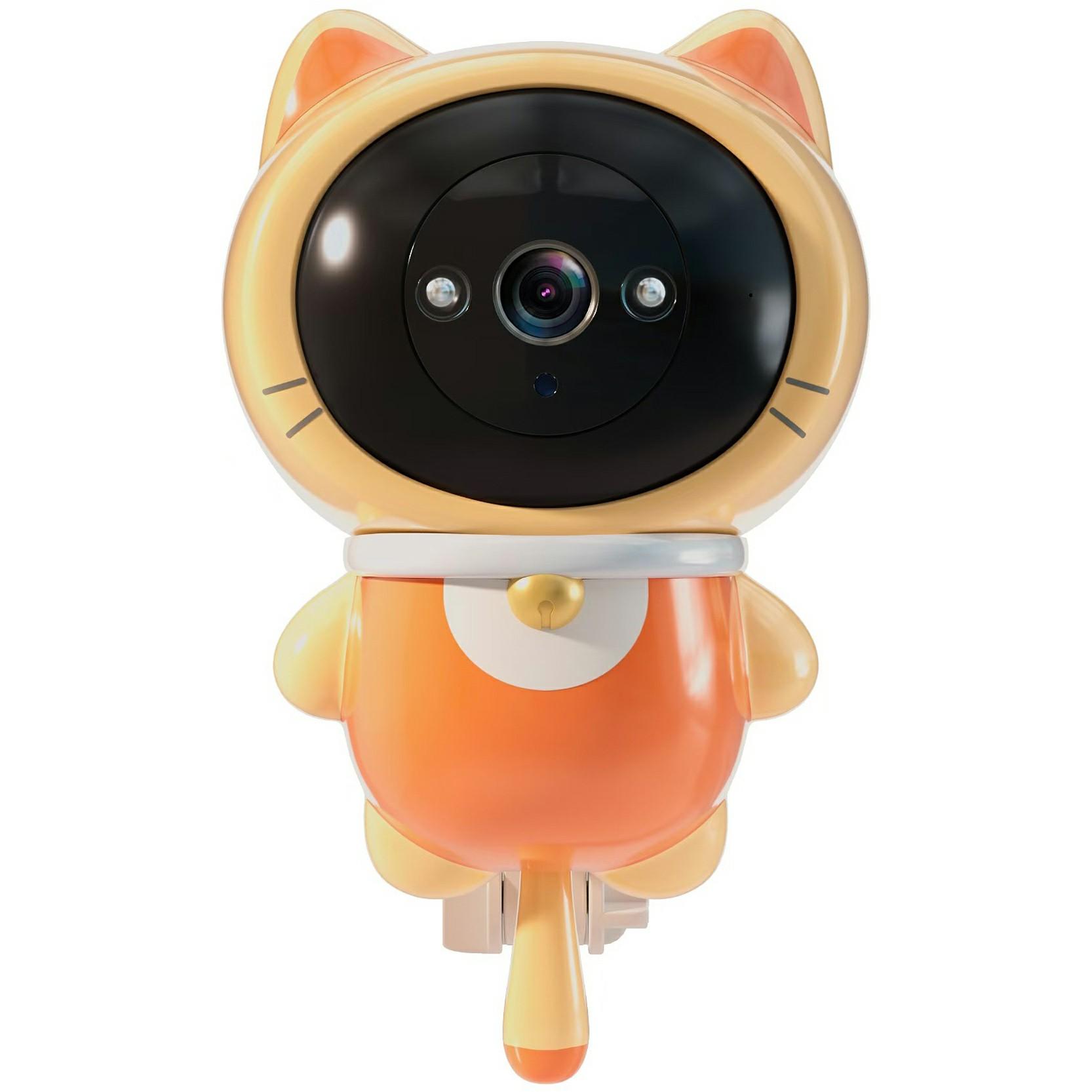 

Настінна двостороння аудіокамера Robot Cat Wi-Fi з радіоняньою та картою 32G TF A