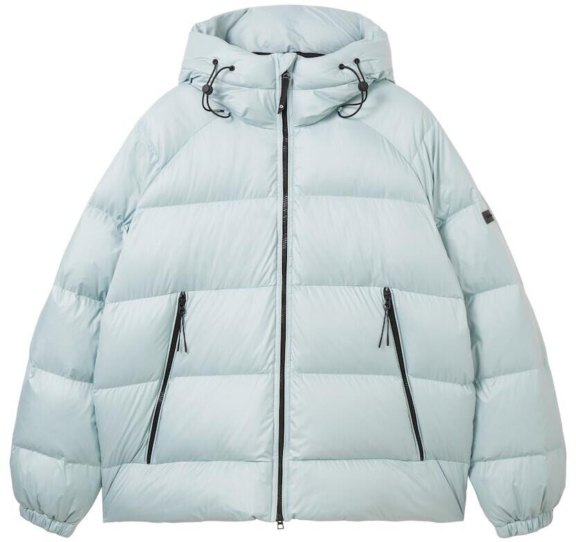 Mid-season Jacket Tom Tailor Denim Jacket with Recycled Down (1037392) Dusty Mint Blue
